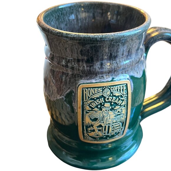 Deneen Pottery for Bones Coffee Company Stoneware Mug Cup Tankard Handthrown - Picture 6 of 13